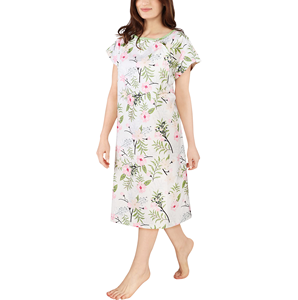Bata de hospital reutilizable duradera, ropa de paciente unisex con Cierre trasero completo, hecha de mezcla de algodón para uso médico en clínicas - Product Image 1
