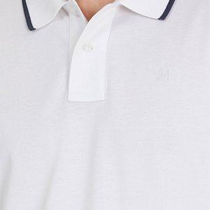 เสื้อโปโลผ้าฝ้ายพรีเมียมสำหรับผู้ชาย ผ้าระบายอากาศได้ดี สวมใส่สบาย  มีตัวเลือกสกรีนโลโก้ - Product Image 2