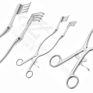 BECKMANN-ADSON RETRACTOR 4 X 4 SHARP 30,0CM Stainless Steel Straight <b>Surgical</b> <b>Instrument</b> Pakistan Manufacturer's <b>Basis</b> for - Product Image 1