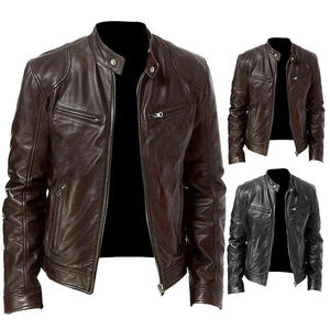 Veste de moto élégante et tendance pour homme, veste de course en cuir pour moto, veste de course pour moto, nouveau style - Product Image 2