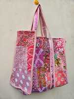 Tas Selempang Katun Jahitan Tangan India untuk Bayi / Tas Pantai Wanita Tahan Air Bergaya Bohemian