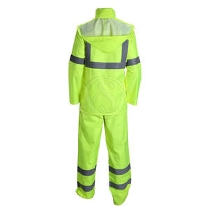 Traje de Seguridad Impermeable de Alta Visibilidad Reflectante ANSI Clase 2, Fabricante Pakistaní, Logotipo Personalizado de Alta Calidad para el Trabajo - Product Image 3