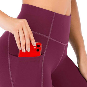 Leggings de sport pour femmes, best-seller, haute qualité, respirants, antibactériens, résistants aux accrocs, sans couture, logo personnalisé, taille haute - Product Image 5