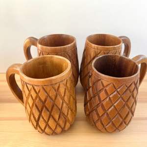 Fine Fashion Style Eco-Friendly Country Design Small 100ml Bamboo Wood <b>Tea</b> Cup <b>for</b> Business <b>Gifts</b> - Product Image 5