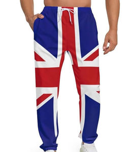 Pantalones cargo informales de cintura alta para hombre, ropa de calle teñida Lisa antiarrugas, hecha de tela de lona - Product Image 4