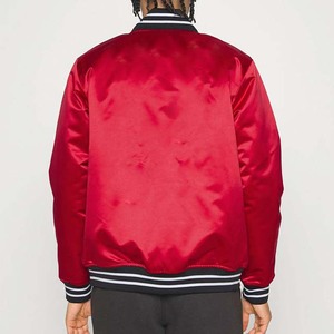 Blouson Bomber en Satin pour Hommes, École, Collège, Broderie, Patch Personnalisé, Blousons Bomber de Collège - Product Image 2