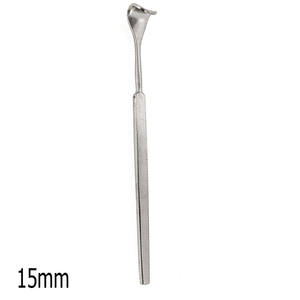 Retractor de tapa Desmarres hecho a medida, hoja sólida, 15mm de longitud, 146mm, retractores de tapa de ojo de Oftalmología de acero alemán - Product Image 2