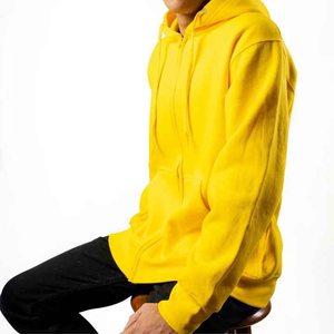 Sweats à capuche personnalisés pour hommes de haute qualité avec fermeture éclair, 100% coton, polaire surdimensionné pour l'hiver, poids lourd, couleurs et logo personnalisables - Product Image 5