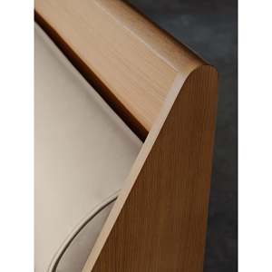 The Verne <b>Queen</b>/King <b>Size</b> <b>Bed</b> Modern Luxury Elegant Minimalist Design with Soft Upholstered Storage MDF Wood Style - Product Image 4