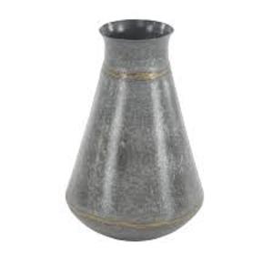 Florero de metal oxidado brillante de hierro de nuevo diseño para decoración de mesa y sala de estar a precio a granel - Product Image 1