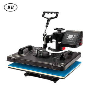 Presse à chaud Bheng 5 en 1, 10 pouces, semi-automatique, pour t-shirts, mugs, casquettes, vêtements, tissus, cuir et tasses - Product Image 2
