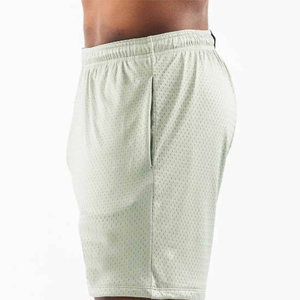 กางเกงขาสั้นตาข่ายบาสเก็ตบอลสำหรับทุกเพศกางเกงขาสั้นระบายอากาศป้องกันแบคทีเรียแห้งเร็วไซส์ใหญ่พิเศษชุดกีฬาออกกำลังกายแบบลำลอง - Product Image 4