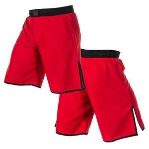 Shorts de Boxeo MMA Elásticos, Transpirables, Ligeros y de Secado Rápido, con Logotipo Frontal Personalizable, Ropa de Artes Marciales, Fabricación Directa de Fábrica - Product Image 1