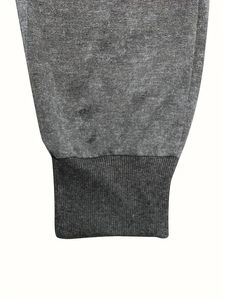 Pantalon de survêtement d'hiver léger délavé à l'acide pour hommes Pantalon de jogging en coton épais et lourd personnalisé Nouveau style décontracté pour hommes - Product Image 5