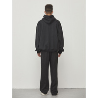 [DPRIQUE] 06 Sweat à capuche oversize (D10T042) unisexe avec poche unie en tissu 100% coton pour un usage quotidien décontracté