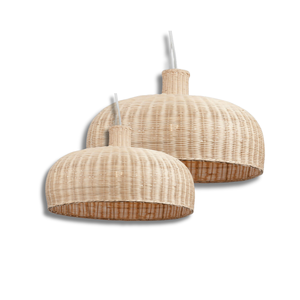 Interiores creativos y orgánicos: RATTAN BAMBOO LANTERN CHANDELIERS Elección perfecta para su hogar Restaurante Resort Garden - Product Image 1