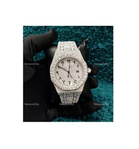 Buen precio lujo Hip Hop personalizado Moissanite reloj Pass Diamond Tester VVS Moissanite alta calidad Iced Out reloj para hombres - Product Image 1