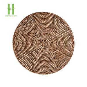 Product for Wedding Decor Rattan <b>Placemats</b> for <b>Dining</b> <b>Table</b> Centerpieces Decoration Handmade From Direct Factory Vietnam OEM - Product Image 1