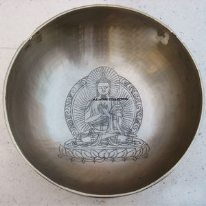 Bol chantant en cuivre plaqué, finition cuivrée, instrument de musique artisanal, bol himalayen pour la méditation - Product Image 3