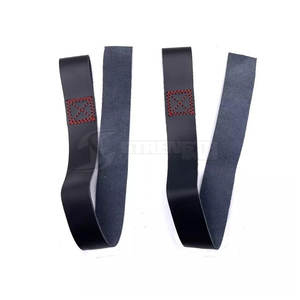 Les sangles de levage en cuir offrent une adhérence et un soutien supérieurs pour les levages lourds grâce aux sangles de levage en cuir. - Product Image 4