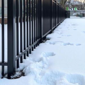 Fentech Modern tasarım alaşım alüminyum kazık çit bahçe binaları alüminyum çit ve kapı - Product Image 2