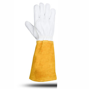 Gants de protection en cuir pour barbecue Gants de barbecue résistants à la chaleur - Product Image 4