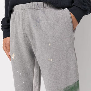 Pantalones de chándal acampanados de alta calidad con cintura elástica de lona informales personalizados para hombre, pantalones de chándal acampanados apilados transpirables - Product Image 3