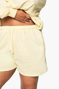 Vente en gros de shorts de survêtement à logo brodé personnalisé, nouvelle tendance, 100% coton, shorts de gym décontractés pour femmes - Product Image 6