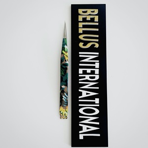 Pinzas de extensión de pestañas rectas y puntiagudas al por mayor, etiqueta privada personalizada, acero sostenible con punta de precisión pulida - Product Image 3