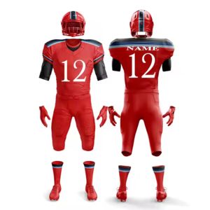 Top meilleure vente logo et design personnalisés uniforme de football américain 100% coton prix de gros uniformes pour hommes - Product Image 5