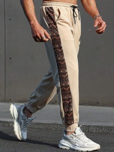 Pantalon de survêtement de survêtement en molleton de coton à bandes latérales sur mesure pour hommes Pantalon de survêtement de jogging pour hommes de la meilleure qualité - Product Image 6