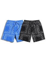 Pantalon mi-long pour homme, grande taille, en polyester 100%, tricoté, respirant, avec cordon de serrage, style urbain, imprimé par sublimation, motif uni, haute qualité