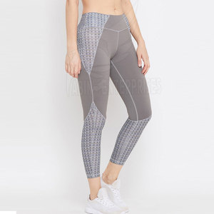Trending Womens Summer Knitted Activewear Mid Waist Fitness <b>Leggings</b> Breathable Comfortable Stretch Wholesale - Product Image 2
