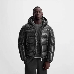 Veste polaire nouveau design de qualité supérieure avec logo personnalisé conception de broderie veste d'hiver pour hommes veste en polyamide d'usine unisexe - Product Image 5