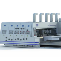 Machine d'impression flexographique entièrement automatique pour boîtes en carton, avec découpe et rainurage – Offre spéciale