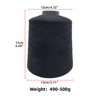 Benang Jahit Pabrik Harga Bagus 18000 Yard Produsen Benang Jahit 100% Poliester Spun Benang Jahit Putih Hitam