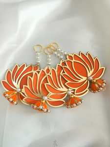 ดอกบัวหรูหราพร้อมลูกปัดแขวนผนังฉากหลังแต่งงานตกแต่งบ้านและวัดเหมาะสำหรับงานปาร์ตี้ในบ้านเฮนน่า - Product Image 4