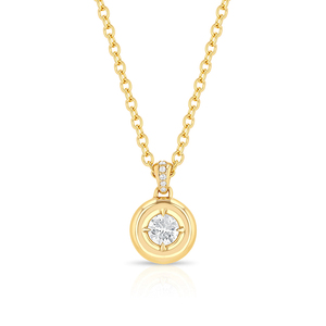 Collar <span class=keywords><strong>de</strong></span> Plata <span class=keywords><strong>de</strong></span> Ley 925 Chapado en <span class=keywords><strong>Oro</strong></span> <span class=keywords><strong>de</strong></span> 18K con Colgante Elegante Minimalista <span class=keywords><strong>de</strong></span> Esmeralda Redonda Ovalada y Circonita Cúbica, Joyería <span class=keywords><strong>de</strong></span> Moda al por Mayor - Product Image 2