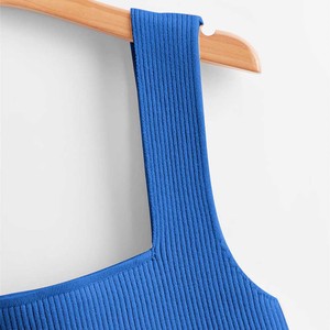 Haut court sexy en coton de haute qualité imprimé à la mode, vêtements tendance de grande taille avec broderie personnalisée, vêtements pour femmes, service court OEM pour adultes - Product Image 4