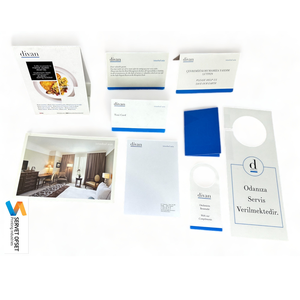 Elegante y Estilizado Juego de Folletos, Catálogos, Pósters, Manuales de Usuario, Cajas y Libros con Cubierta de Cartón, Laminación Brillante y Color Personalizado - Product Image 1