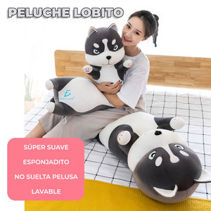 Peluche de Husky de 90 cm de Largo, Cojín y Sofá de Peluche para Niños - Product Image 2