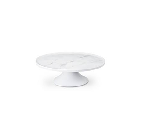 Support de gâteau personnalisé en marbre de pierre blanche de haute qualité pour le service de gâteau pour l'exportation de l'inde - Product Image 3