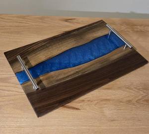 เขียงไม้ & จานเสิร์ฟทรงสี่เหลี่ยมผืนผ้าทนทานหนา12มม. - Product Image 2