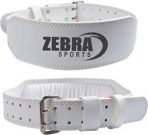 เข็มขัดหนังวัวระบายอากาศสำหรับเล่นยิมเข็มขัดหนังม้าลายสำหรับยกน้ำหนักปกป้องมืออาชีพโลโก้ตามสั่ง - Product Image 3