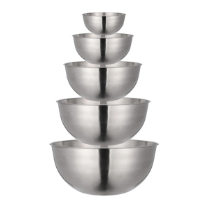 ชุดชามสลัดสแตนเลสสำหรับสลัดเป็นมิตรต่อสิ่งแวดล้อมชุดชามสลัดส่วนบุคคลชามผสมสแตนเลส - Product Image 1