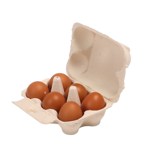 Plateau à œufs 6 cellules éco-recyclable du Viet Nam en carton durable avec design estampé Prix compétitif pour l'emballage en boîte à œufs - Product Image 3