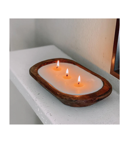 Vente en gros de bol à pâte en bois bol à pâte à bougie 100% bol à pâte en bois de paulownia naturel sculpté à la main ferme - Product Image 2