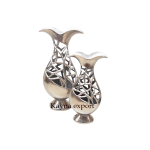 Nuevos jarrones de flores de diseño único para decoración de bodas, los últimos jarrones de flores de metal para exteriores para el hogar y la oficina - Product Image 4