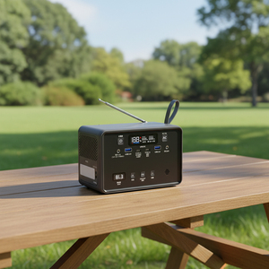 Estación de Energía Portátil para Exteriores de 100W, Radio FM, Batería LiFePO4 de 89.6Wh, Generador, Banco de Energía con Carga Rápida USB C para Laptop - Product Image 5
