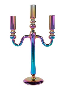 Premium Gift Choice Aluminium <b>Candle</b> Stand Elegant Multicolor Design for Housewarming & Festivals - Product Image 3